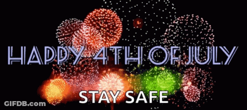 Fireworks Display Happy 4Th Of July GIF