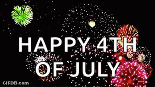Fireworks Display Happy 4Th Of July GIF