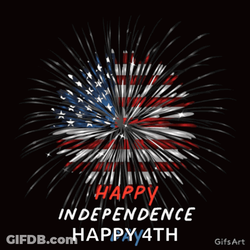 Fireworks Display Happy Independence Happy4th GIF