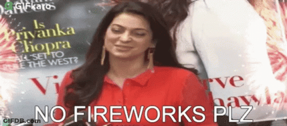 Fireworks Fail Rishee Rajmaya No Please GIF
