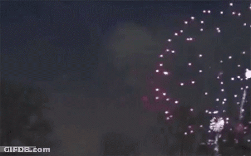 Fireworks Fail To Synchronize GIF