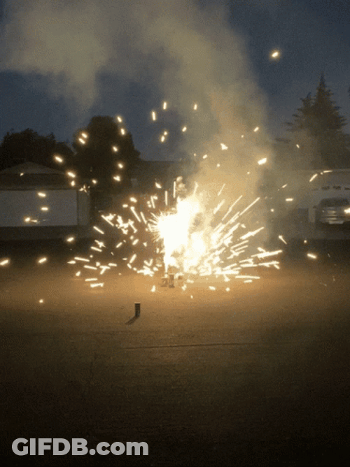 Fireworks Firecracker In 4Th Of July GIF