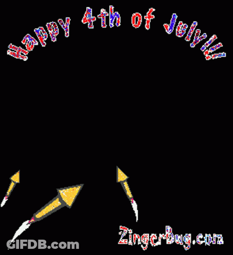 Fireworks Happy 4Th Of July GIF