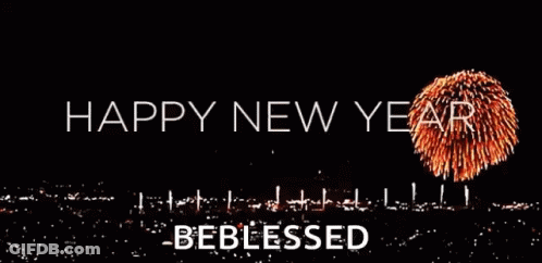 Fireworks Happy New Year Be Blessed GIF
