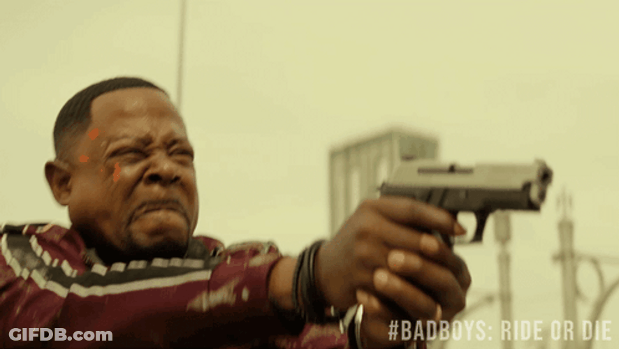 Firing Gun Bad Aim GIF