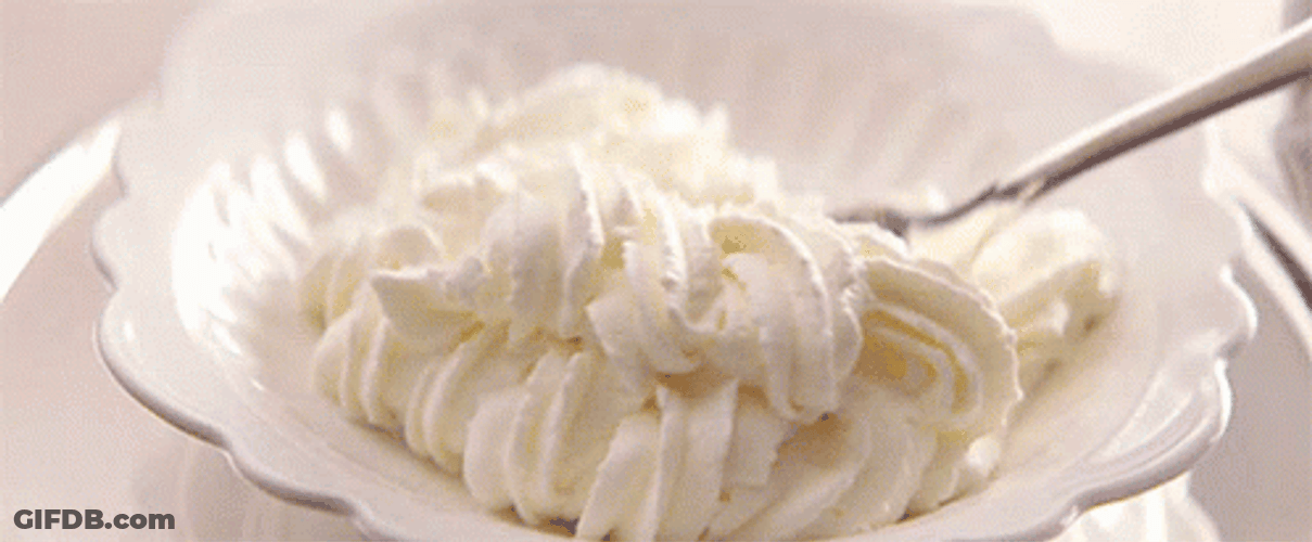 Firm Whipped Cream GIF
