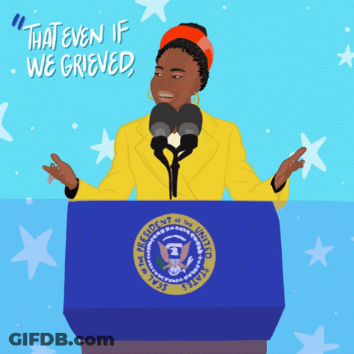 First Black Vice President Addressing Inauguration Day GIF