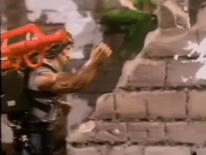First Blood Sylvester Stallone Rambo Action Figure GIF