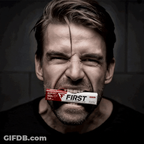 First Energy Gum Before Go To The Gym GIF