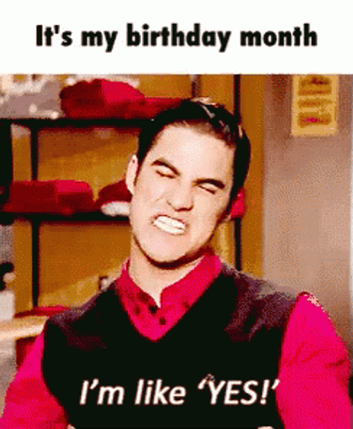 First Of The Month Darren Criss Birthday GIF