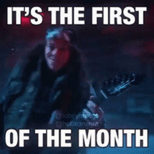 First Of The Month Strong Band Rocking GIF