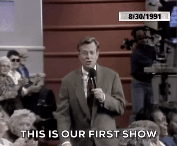 First Show Jerry Springer GIF