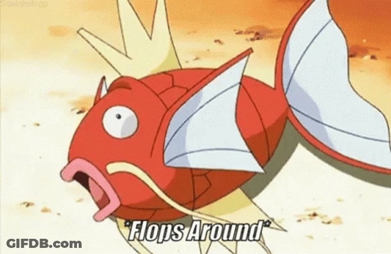 Fish Flop Around GIF