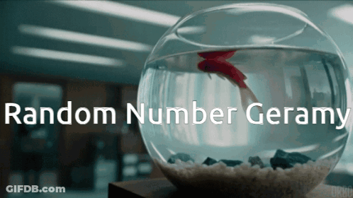 Fish In Bowl Random Number Geramy GIF