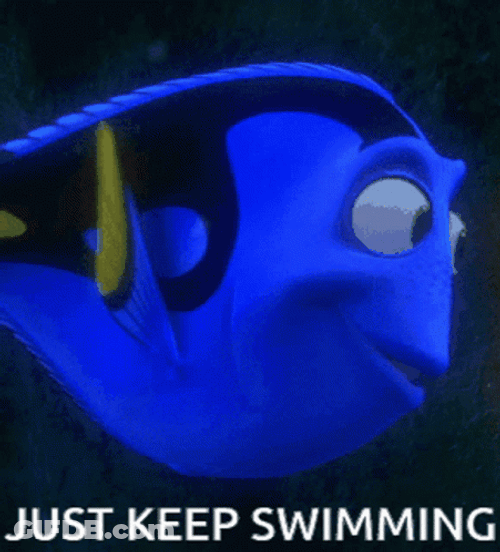 Fish Just Keep Swimming GIF