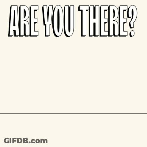 Fish With Are You There Text GIF