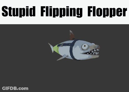 Fish With Hat Blue Vest Green Shirt GIF