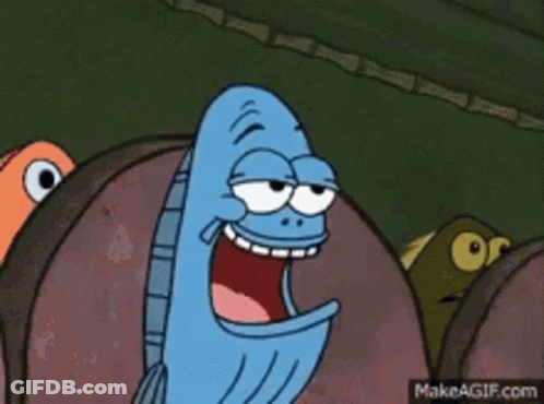 Fish With Yellow Hose In Mouth GIF