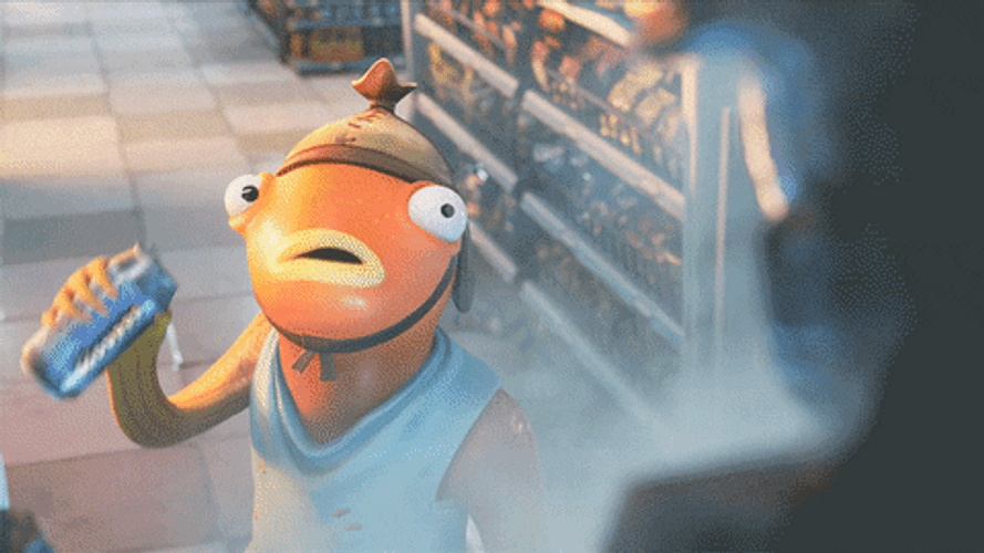 Fishstick And Master Chief Video Game GIF