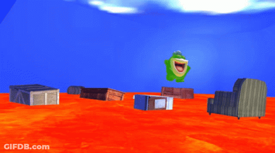 Fishy Boopkins Jumping Lava GIF