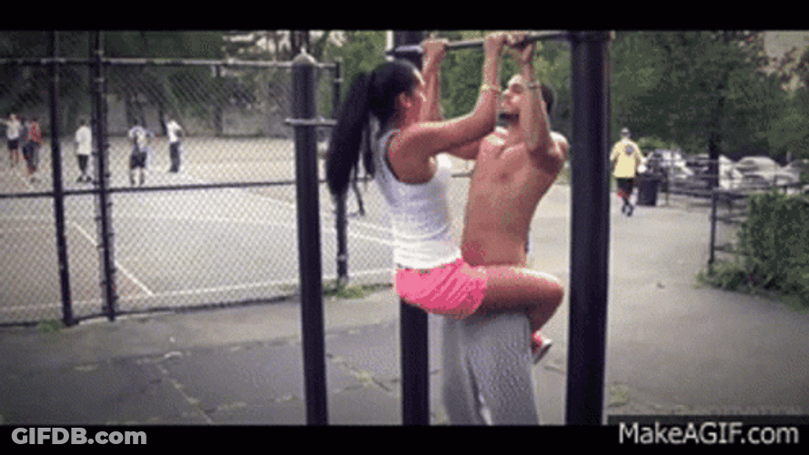 Fitness Couple Goals Exercise GIF