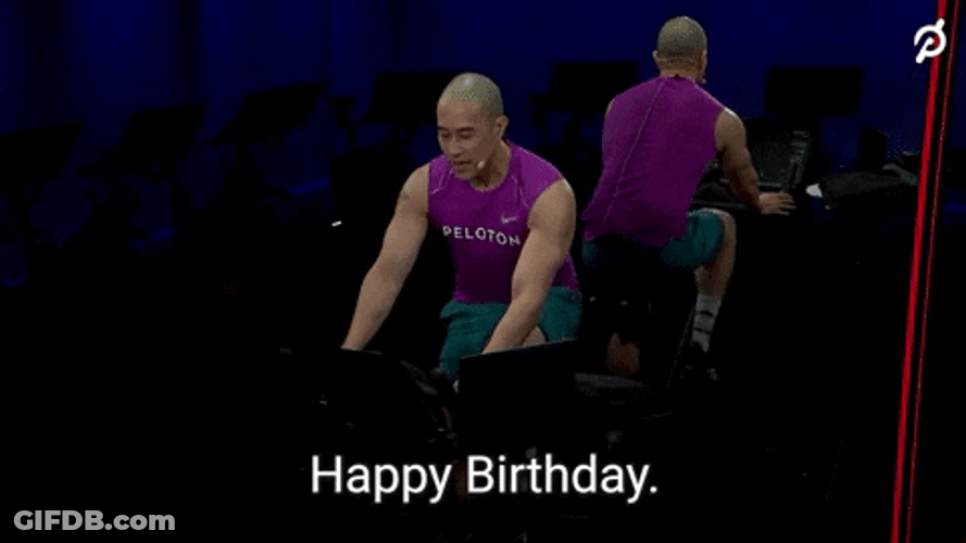 Fitness Happy Birthday Working Out GIF