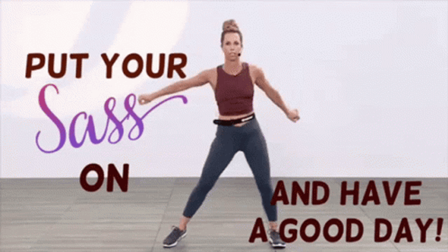 Fitness Instructor Have A Great Day GIF