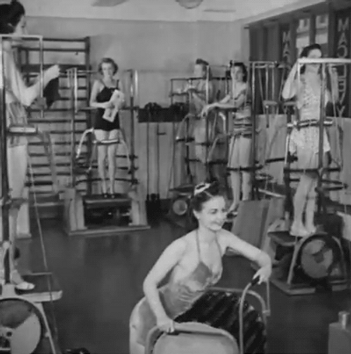 Fitness Old School Gym GIF