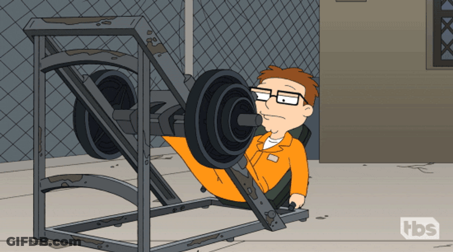 Fitness Workout American Dad GIF