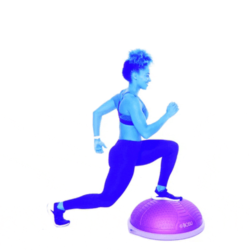 Fitness Workout Lunge Special Effects GIF