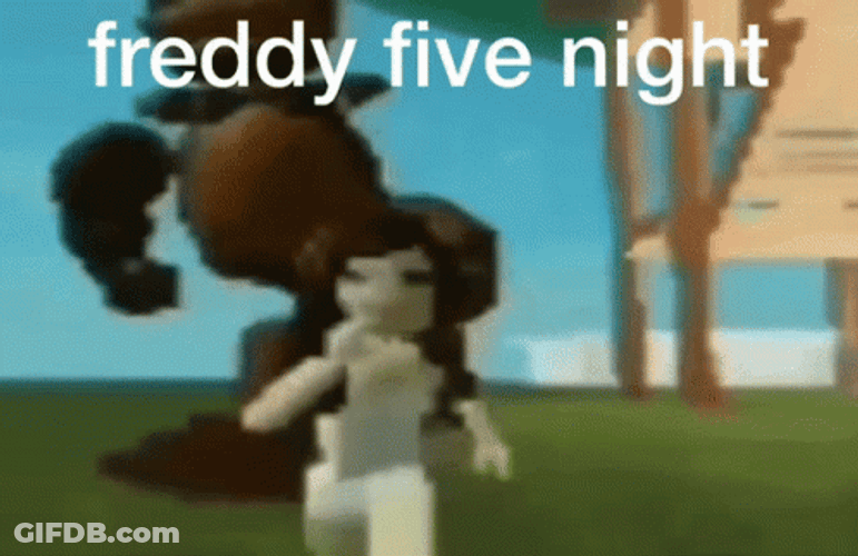 Five Nights At Freddy Chasing People GIF