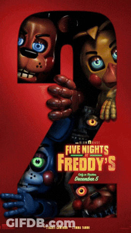 Five Nights At Freddy's 2 Poster December 5 GIF