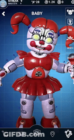 Five Nights At Freddy's Baby Screen GIF