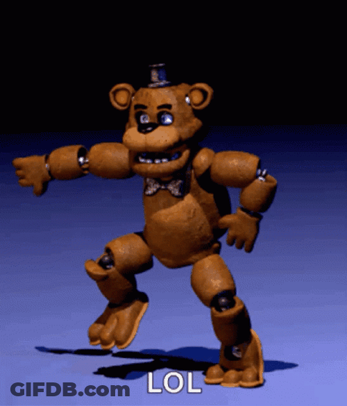 Five Nights At Freddy's Bear Dancing GIF