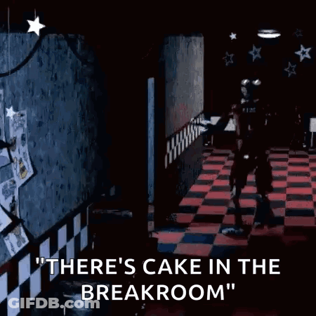 Five Nights At Freddy's Foxy Holding Knife In Hallway GIF
