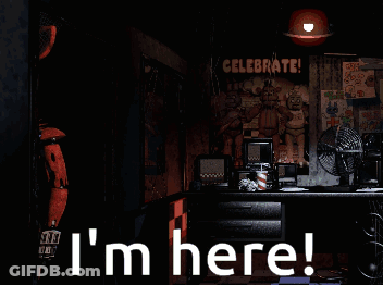 Five Nights At Freddy's Foxy Says I'm Here Celebrate GIF