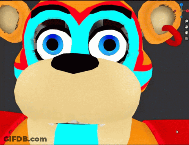 Five Nights At Freddy's Glamrock Bear GIF