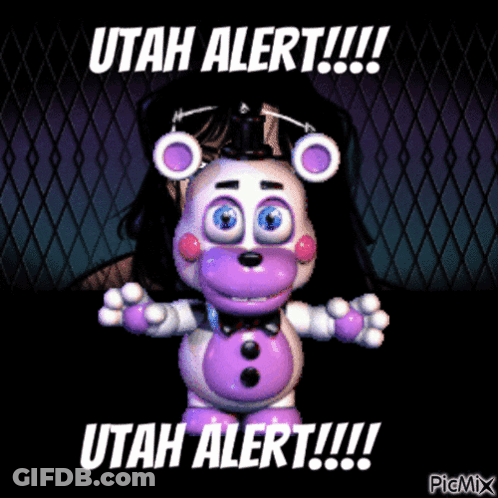 Five Nights At Freddy's Poster Utah Alert GIF
