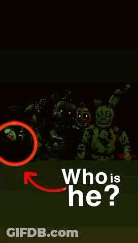Five Nights At Freddy's Poster With Clown And Bunny GIF