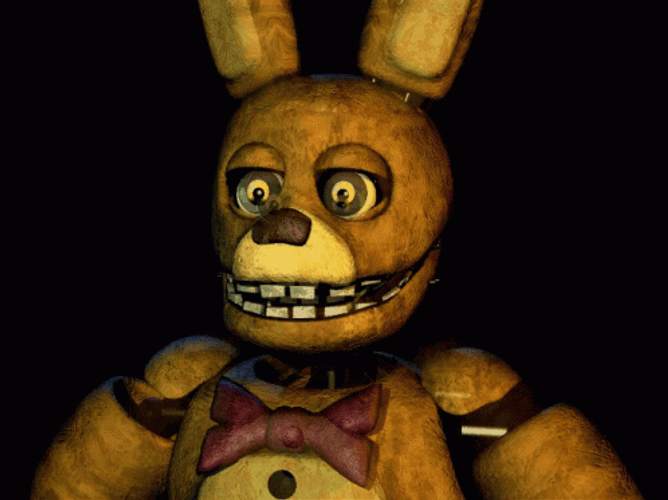 Five Nights At Freddy's Shocked Springbonnie GIF