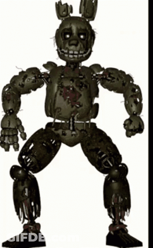 Five Nights At Freddy's Skeleton Dancing GIF