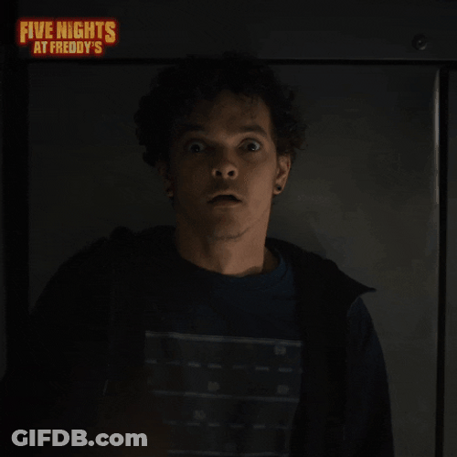 Five Nights At Freddy's Startled Mike GIF