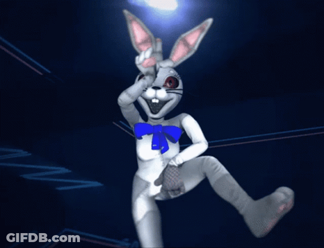 Five Nights At Freddys Dancing Nightmare Vanny GIF
