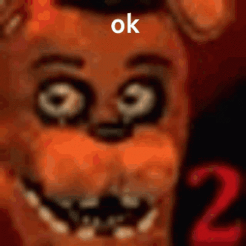 Five Nights At Freddys Distorted Face GIF