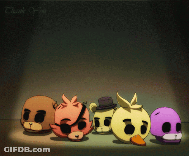 Five Nights At Freddys Nightmare Gameover GIF