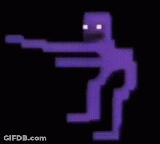 Five Nights At Freddys Purple Guy GIF
