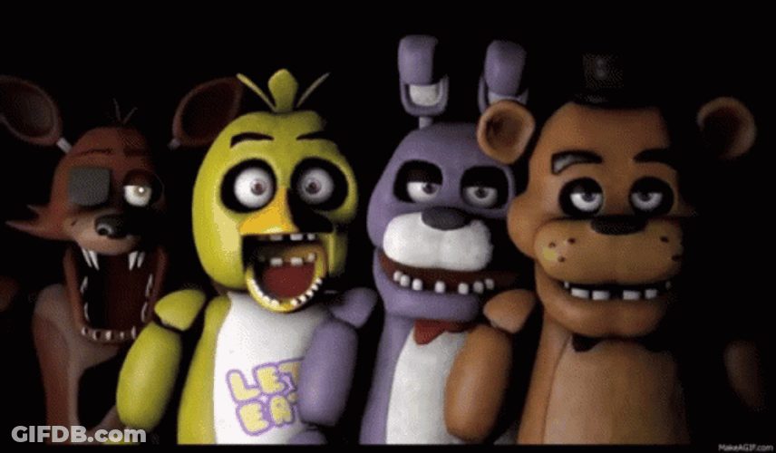 Five Nights At Freddys Scary Transformations GIF
