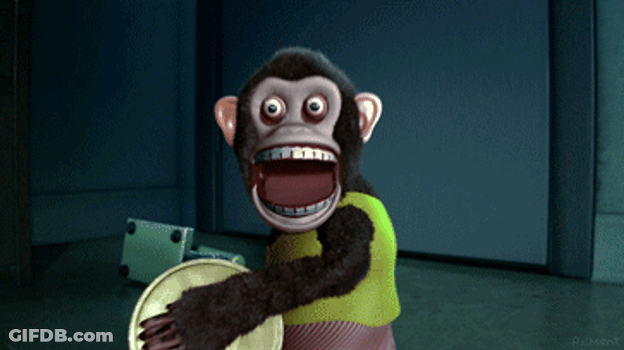 Five Nights At Freddys Screaming Monkey Loop GIF