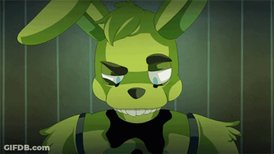 Five Nights At Freddys Springtrap Scary Transformation GIF