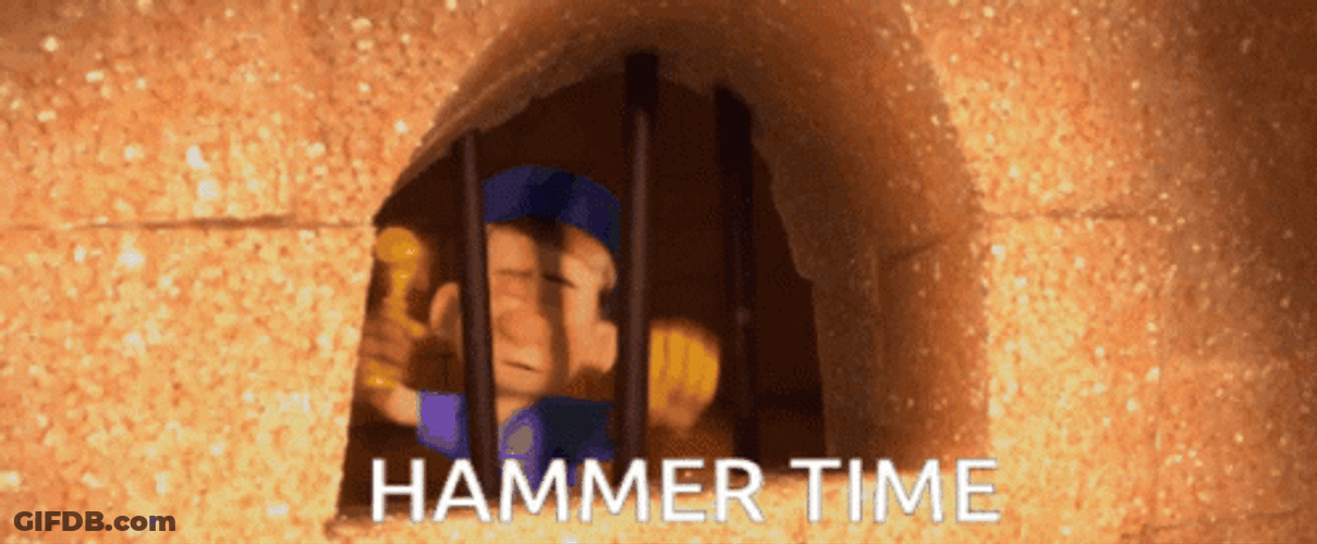 Fix It Felix Hammer Time GIF